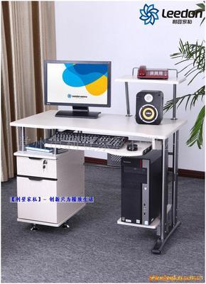 【實(shí)用型鋼木電腦桌】?jī)r(jià)格,廠家,圖片,辦公桌/電腦桌,常州市利登家私-